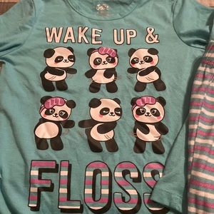 Panda pajamas from Justice size 8
